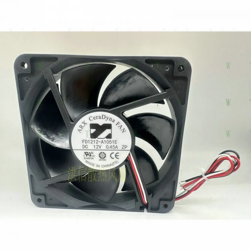 

H 1 шт. для вентилятора ARX FD1212-A1051E DC12V 0,45A 12025 120*25 мм 3-проводной охлаждающий вентилятор