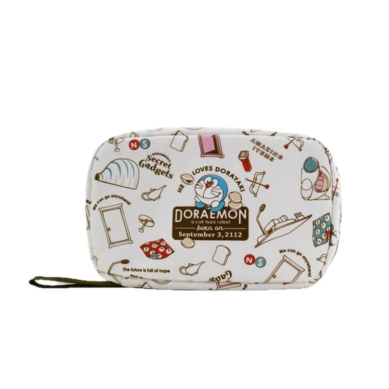 

Doraemon Travel Makeup Bag Cosmetic Bags Large CapacityFor Woman Beauty Storage Bags Zipper Toiletry Case Gift
