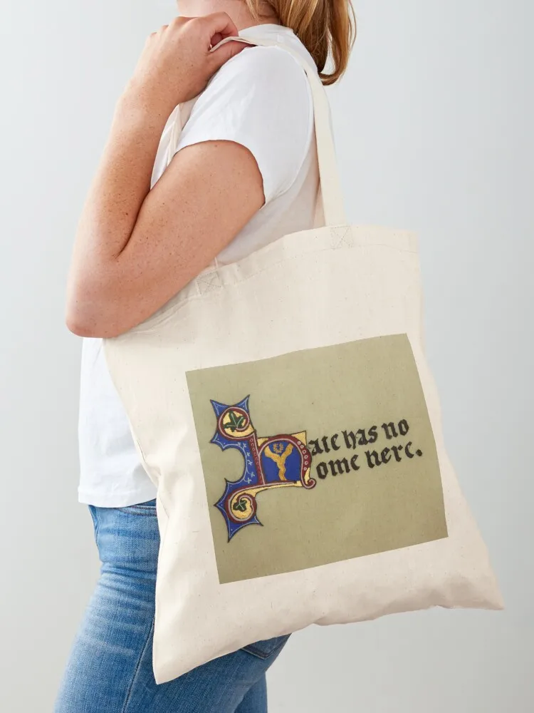 

Hate has no home here Tote Bag shopping bag logo Women's shopper tote bag men Shopping bags