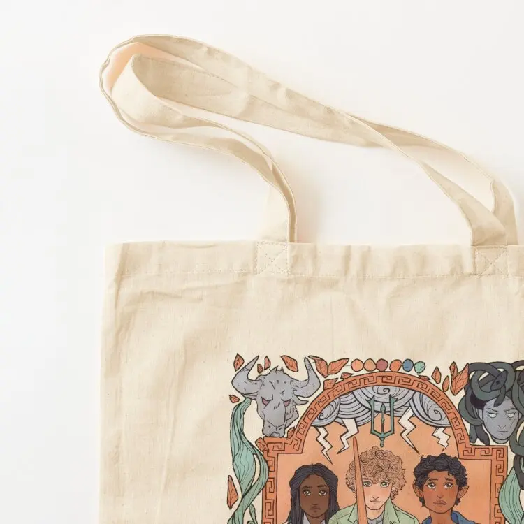 حقيبة حمل بيرسي جاكسون والأوليمبيانز، حقيبة حمل مخصصة، حقائب جمالية قابلة للطي وقابلة لإعادة الاستخدام للشاطئ #3