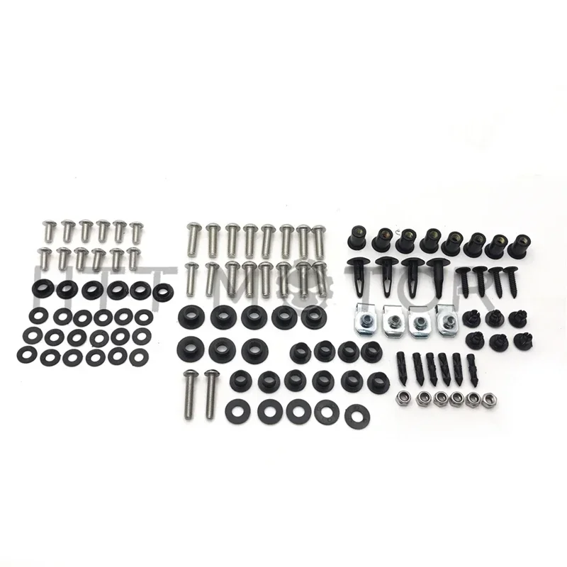 

Chrome Motorcycle Part Fairing Bolt Kit Body Work Screws Nuts Fasteners For Honda CBR 600 F4 F4i 1999-2007