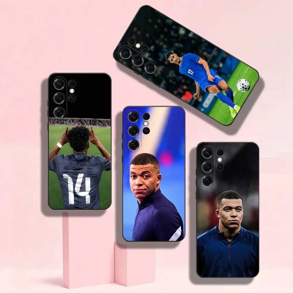France football Phone Case For Samsung S22,S24,S20,S25,S23,S30,S21,Ultra,Plus,Soft Silicone Protective Shockproof Case