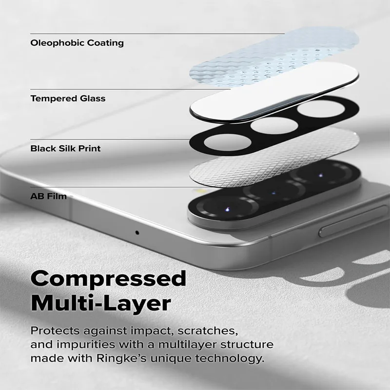 Vidrio Templado para Cámara para Samsung S26 A56 A36 A55 A35 A54 A34 A52 A15 A16 A14 S21 S22 S23 FE S24 S25 Ultra Protector de Pantalla 5