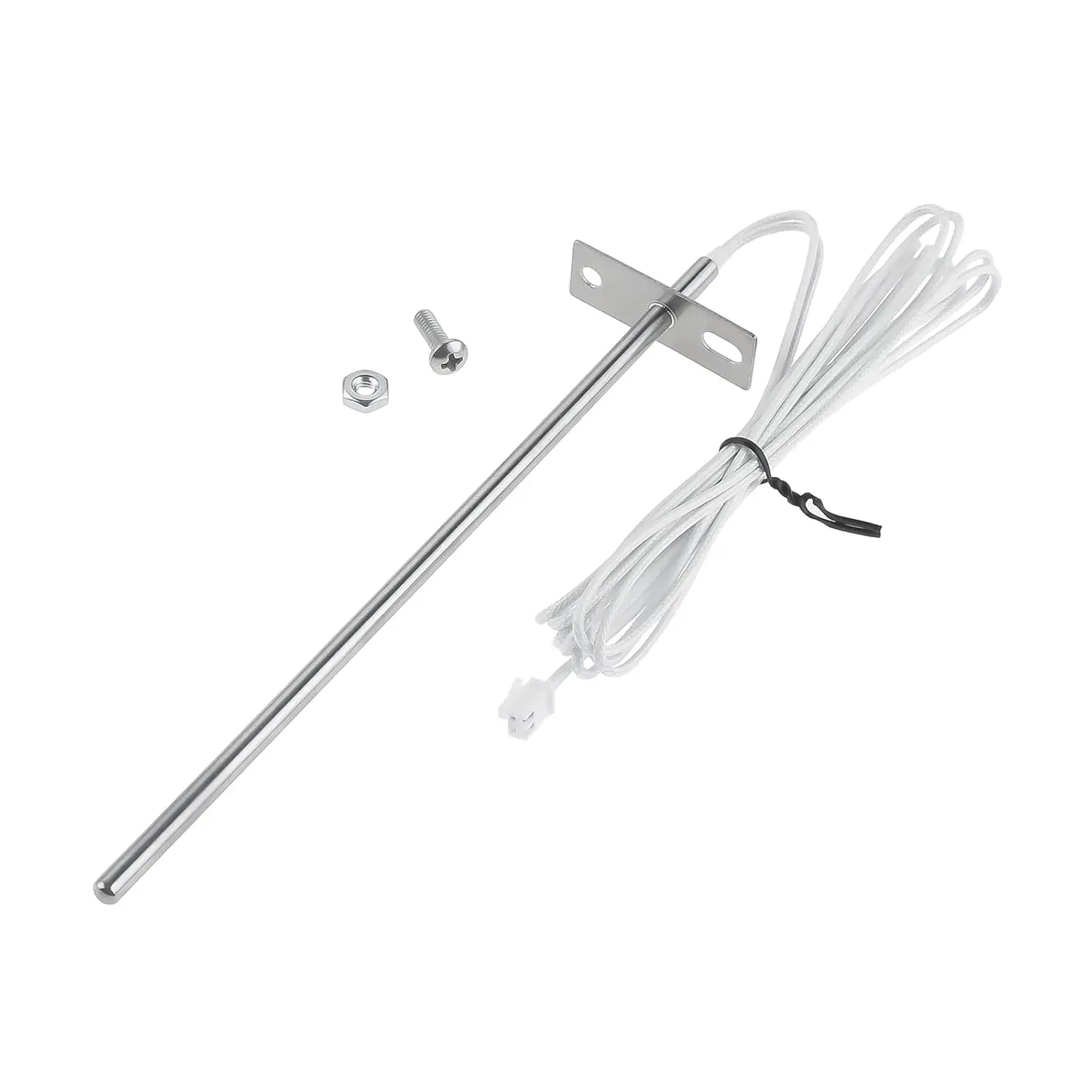 Sensor de sonda de temperatura con tornillo y tuerca para campamento, parrillas ahumadoras de pellets de madera, reemplazo del número de pieza, PG24-44, 1 ud.