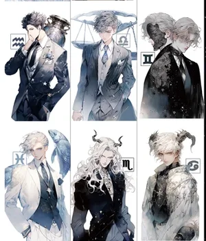 Adesivo decorativo per creazione di biglietti con nastro Washi in PET per uomo bello costellazione animale ragazzo