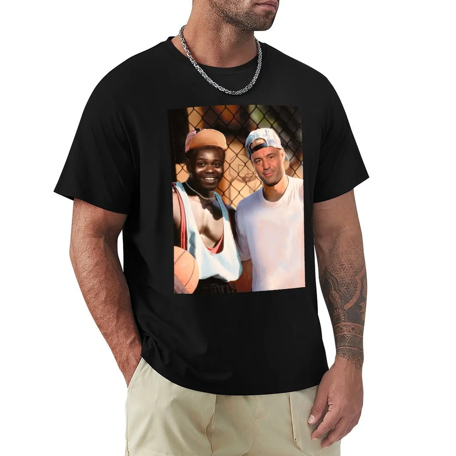

Joe Rogan and Dave Chappelle - White Men Can't Jump T-Shirt All Weather Casual Short Sleeve