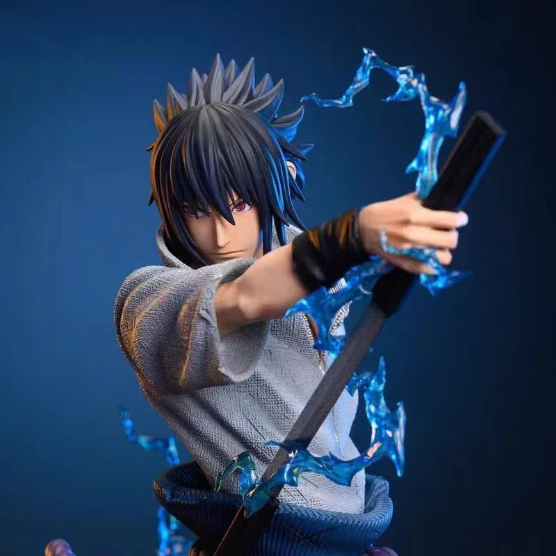 Anime Naruto Figuren GK Uzumaki Naruto Uchiha Sasuke Actiefiguren Binding 01 PVC Collectie Model Cool Ornament Desktop Speelgoed