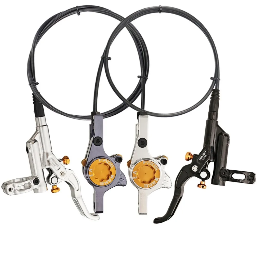 

Aluminum Alloy FW900-v2 Hydraulic Disc Brake 2-pistons Front Brake Large Oil Volume Grip Length/stroke Adjustment Accessories