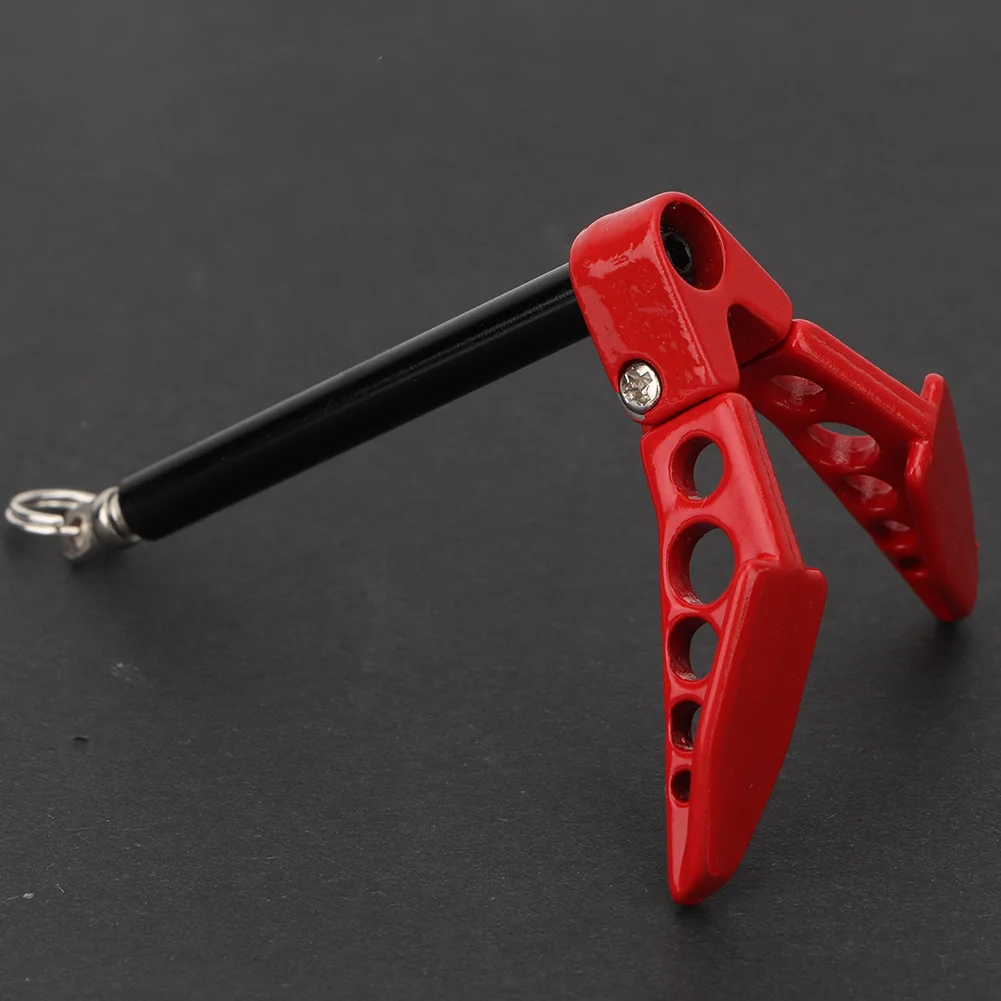 1/10 RC Crawler Car Metal Fold up Anchor Winch Earth Ground Tool Fit for Axial SCX10 D90 CC01
