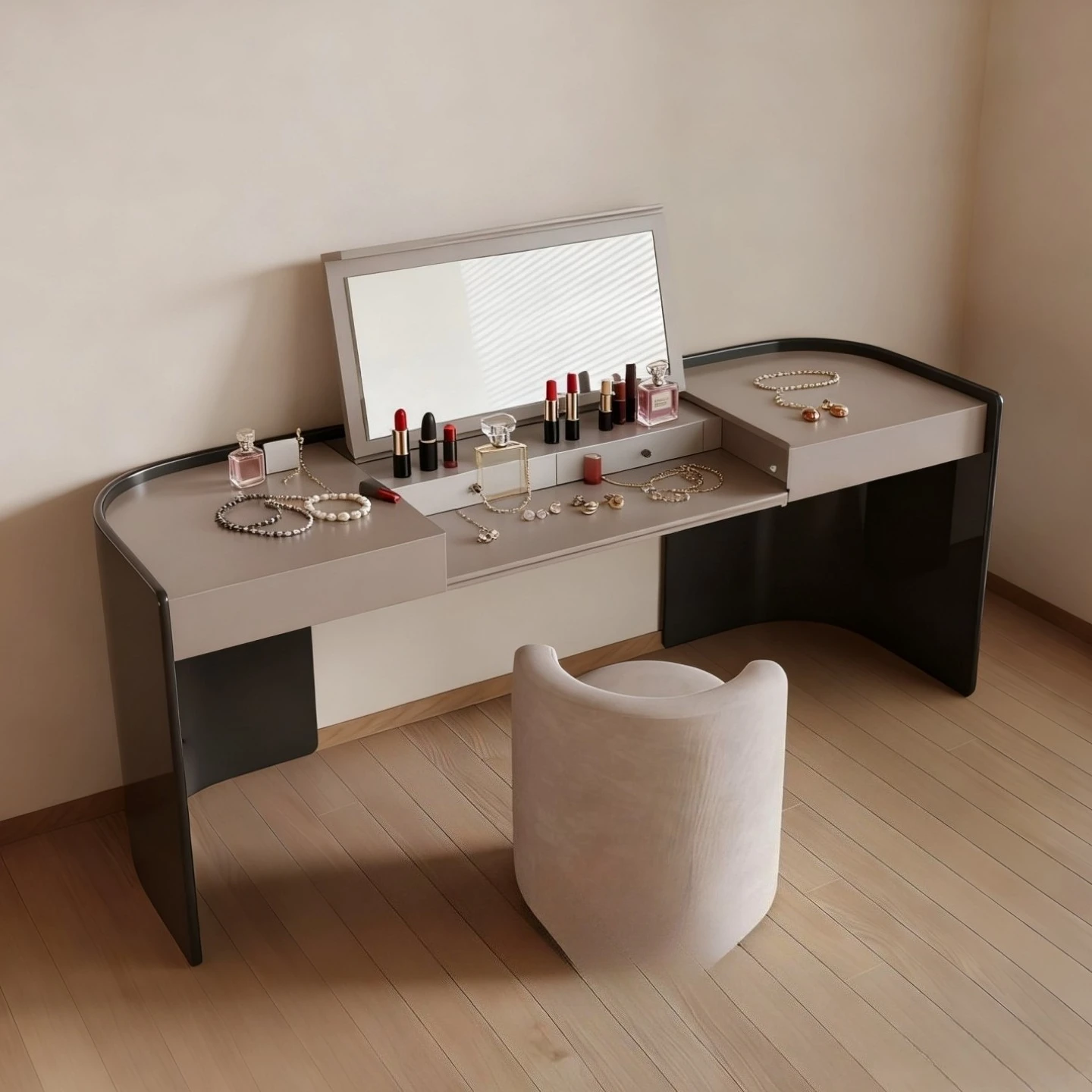 Dresser, bedroom, makeup table, desk, modern simple storage cabinet integrated