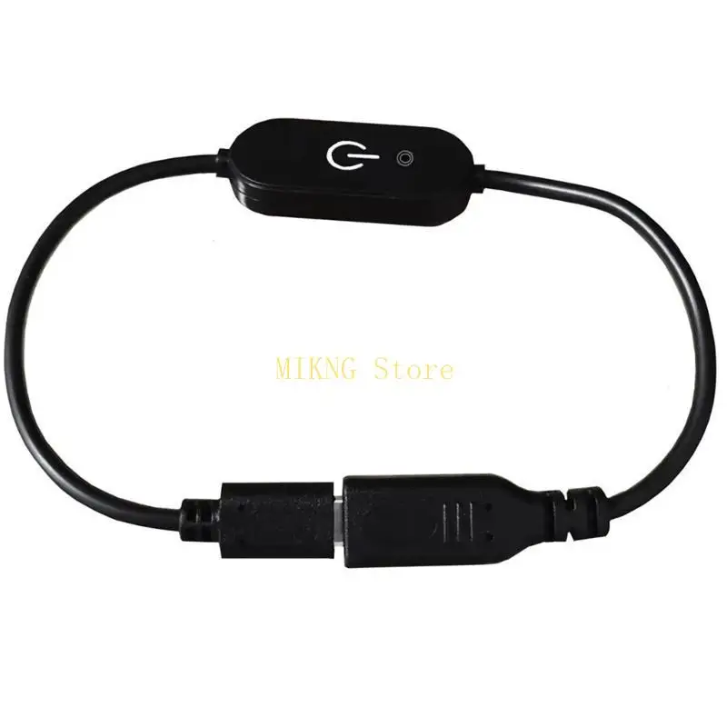 Тип C -мужского до женского контроллера диммера без мерцания и синего индикаторного кабеля для удобного освещения лучшая продажа