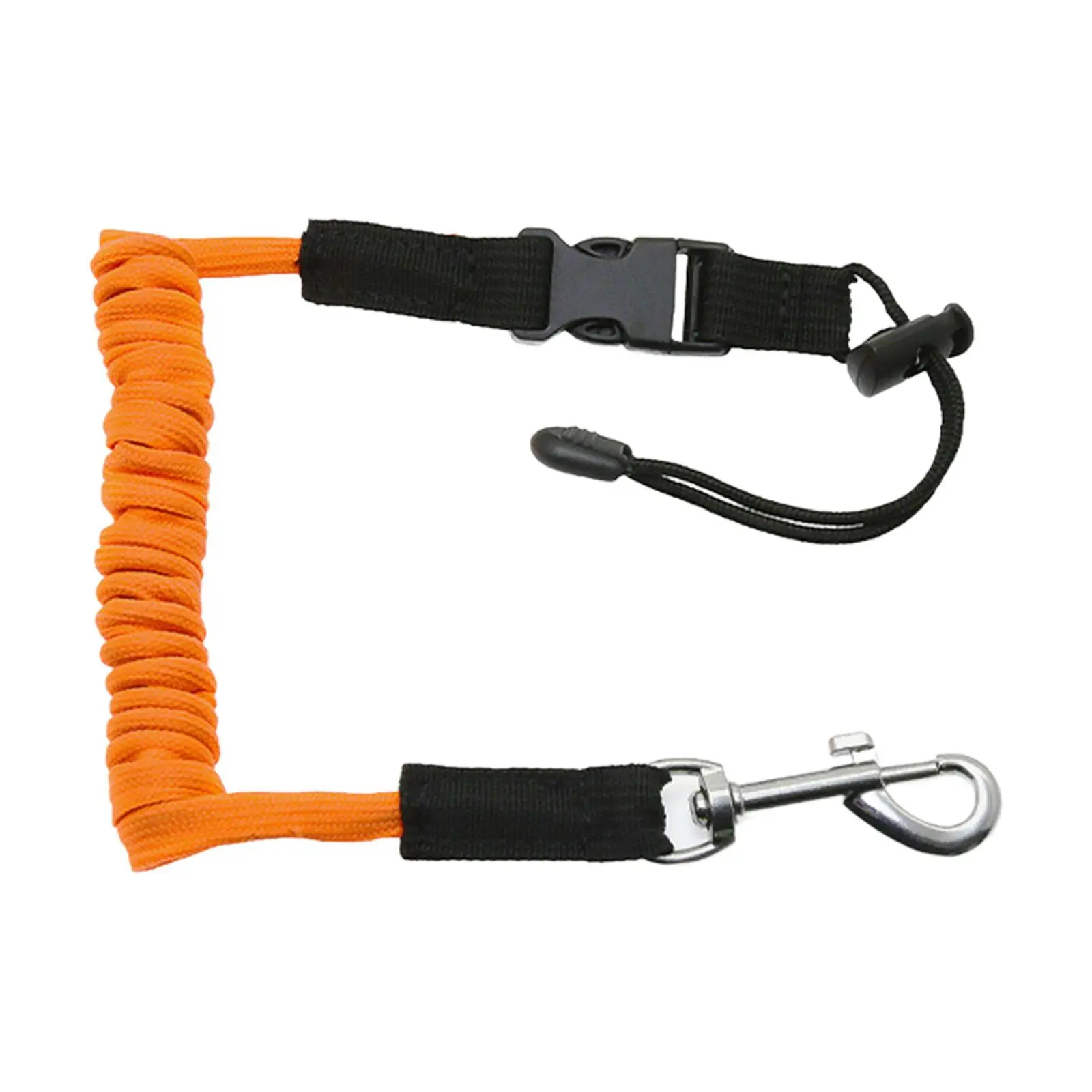 Lanière de maintien de pagaie de Kayak extensible, Clip à boucle en métal pour accessoires de bateau de canoë, planches à pagaie de Rafting