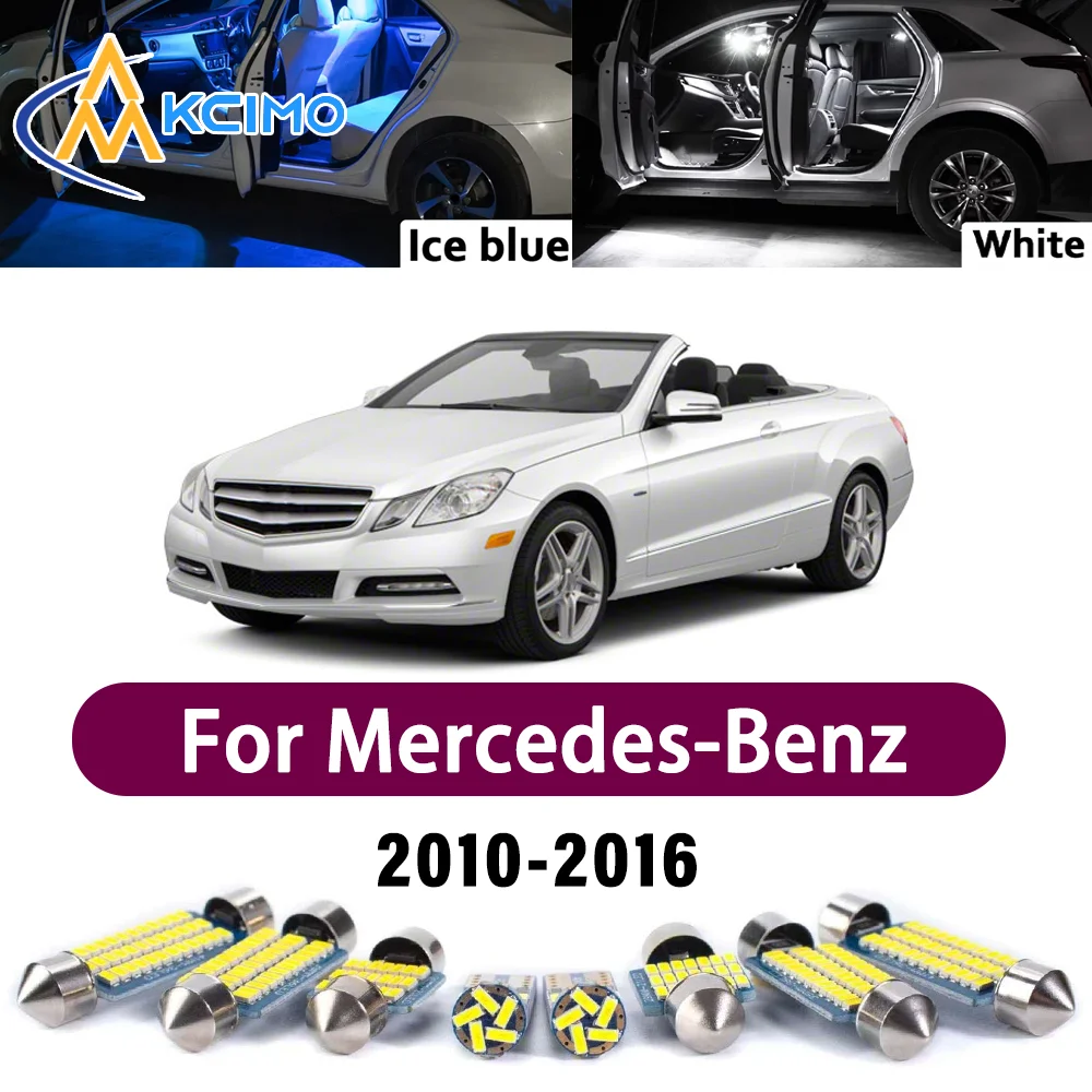 

Error Free LED Interior Light Kit for Mercedes-Benz A207 Cabrio 2010-2016 Premium Bright Dome Trunk Mirror Reading Lamps Canbus
