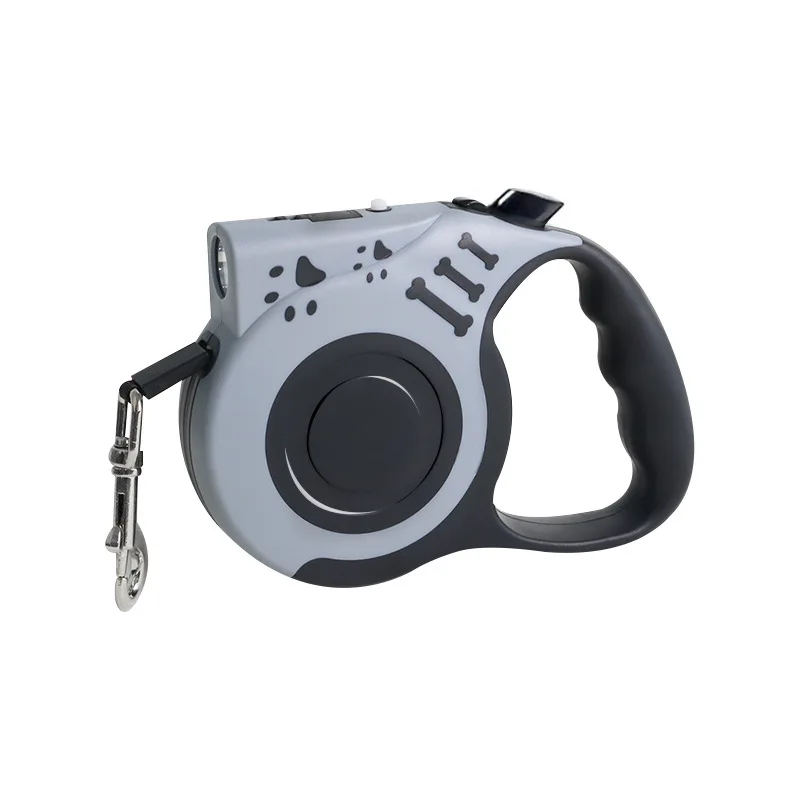 

Single head pet lead USB pet anti-shock automatic retractable traction rope with light