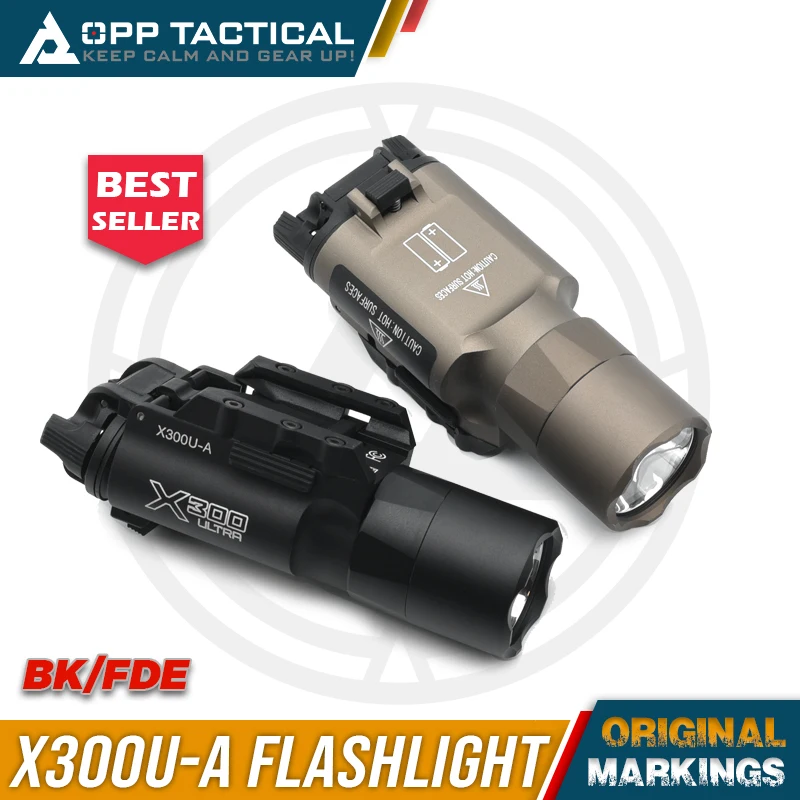 

X300U-A Ultra High LED Flashlight, 300U Tactical Light, Fit for Picatinny Accessory, 1000 Lumens,fit for 20mm Rail