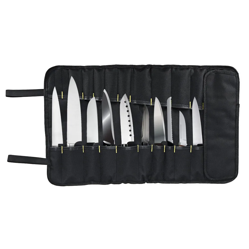 22 Pocket Chef Cutter Roll Bag custodia per il trasporto portatile custodia per cucina cucina in tessuto Oxford 22 tasche borsa per il trasporto borsa per il trasporto