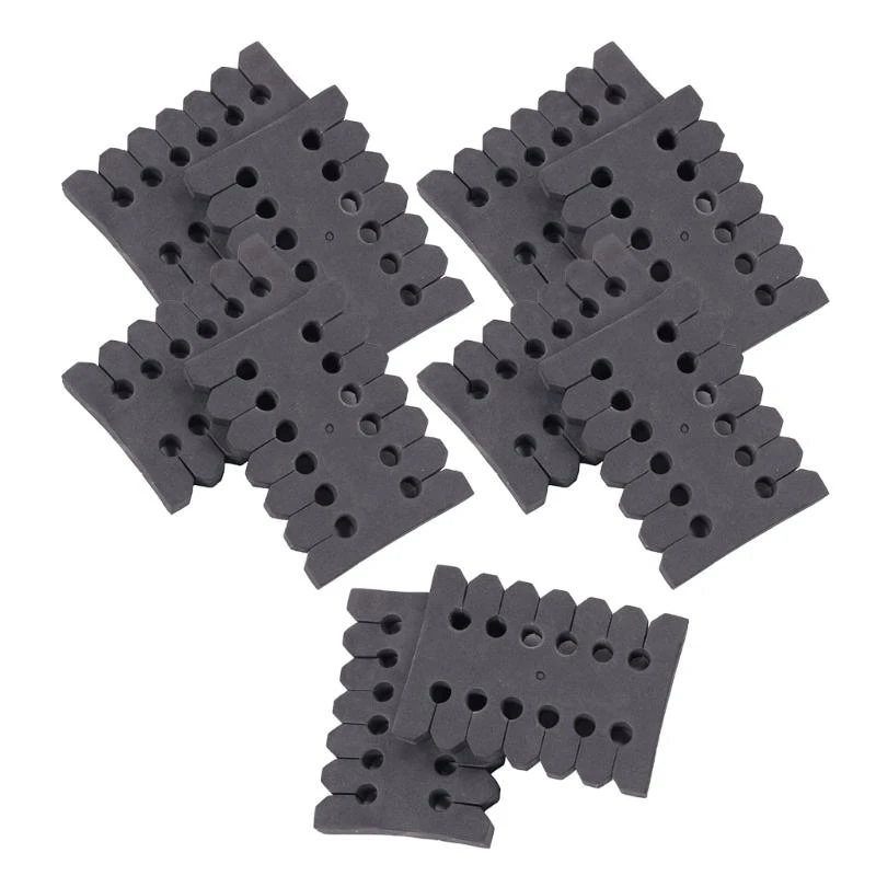 10 قطع من السهام الإسفنجية خفيفة الوزن لحماية حامل فاصل الرف سهل الاستخدام