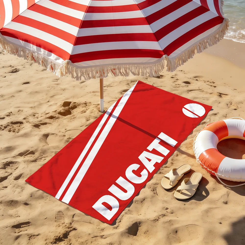 fashion cool art modern D-Ducatis cars Towel soft Dry Beach Towels Trip Towel swim Summer Holiday bathing Pool Camp Gift