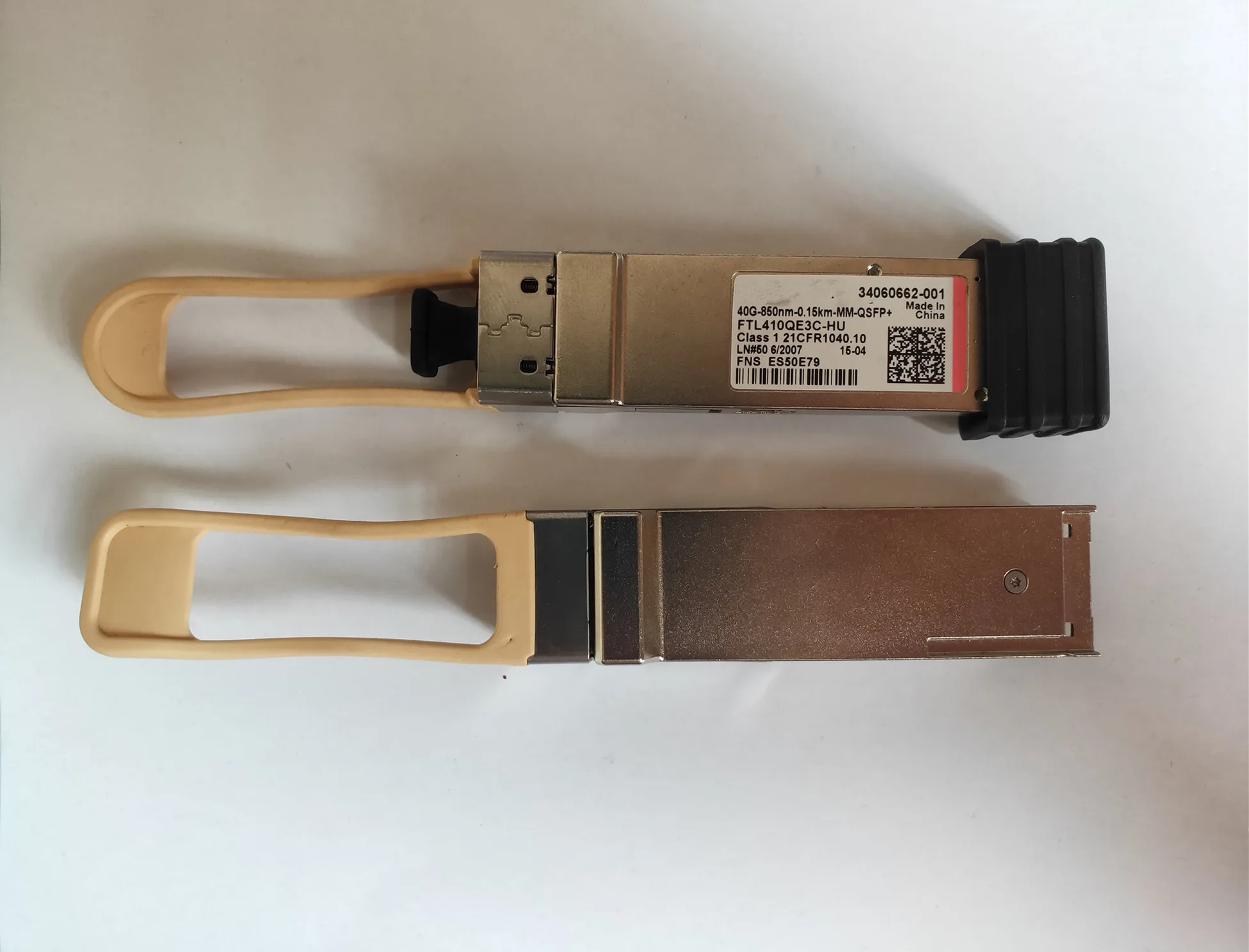 HUA W-EI 40G QSFP Fiber Transceiver/34060662-001 FTL410QE3C-HU TR-QQ85S-N00 40G-850NM-0.15KM-MM-QSFP+/40G QSFP Port Module