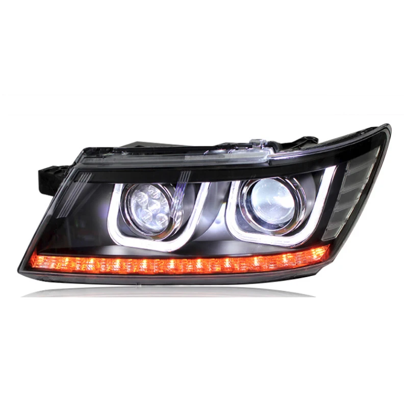 

auto lighting systems car LED turn signal head lamp headlight for dodge journey 2009 2010 2011 2012 2013 2014 2015 lens xenon