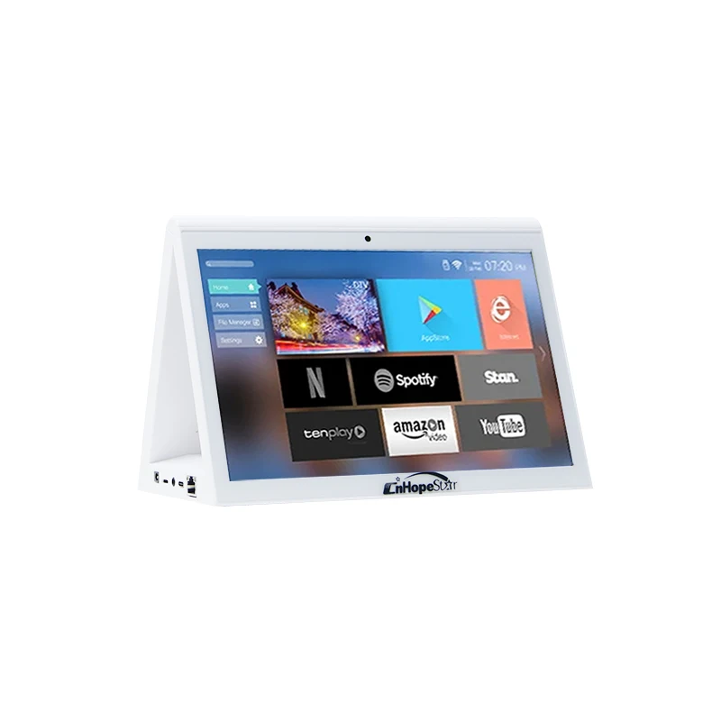 10.1inch L Shape Dual Touch Screen Android Tablet Pc RK3288 Quad Core Rockchip Digital Signage Display Restaurant Othering Pos