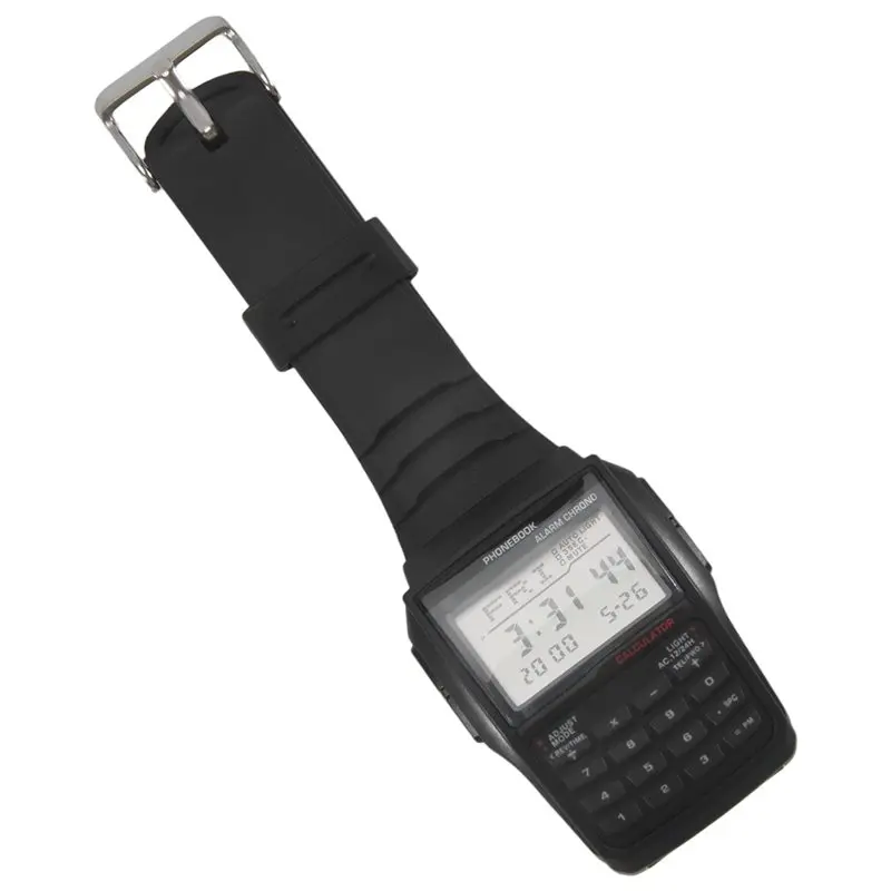 AED7-LED Electronic Watch Digital Sports Multifunction Calculator Watch Waterproof Watch Computer Style