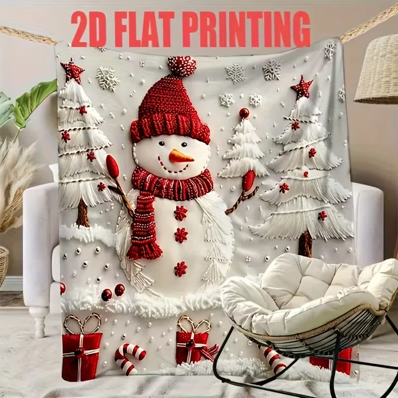 1 couverture en flanelle impri - Christmas Throw Blanket avis et prix