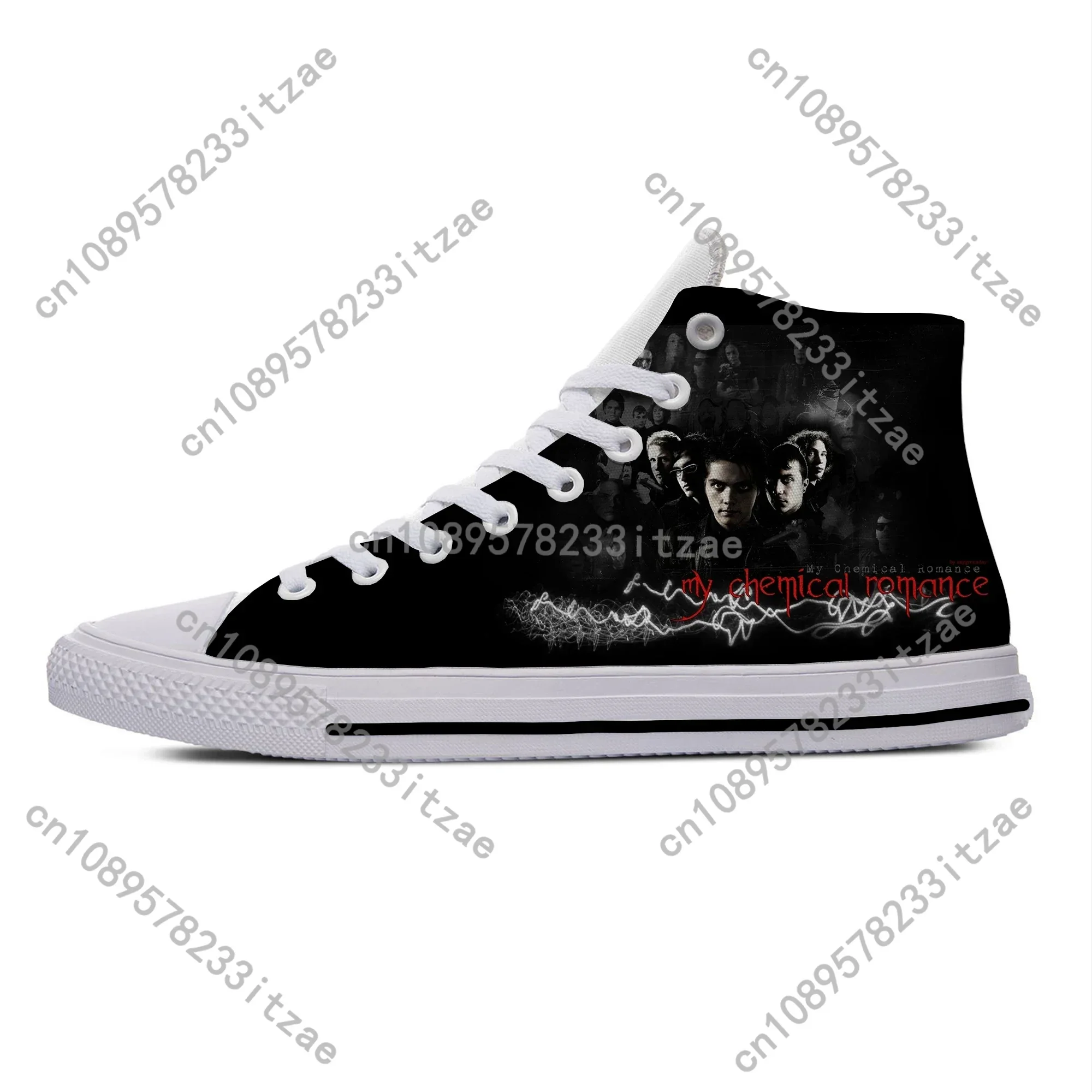 Hot Summer My Chemical Romance MCR Rock Band Funny Casual Shoes High Top Lightweight Men Women Sneakers Breathable Board Shoes - view 4