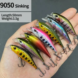 3.5g 50mm Small Sinking Minnow Lure Topmouth Culter Bass Freshwater Artificial Bait Pesca Wobbler Jerkbaits Fishing Equipment