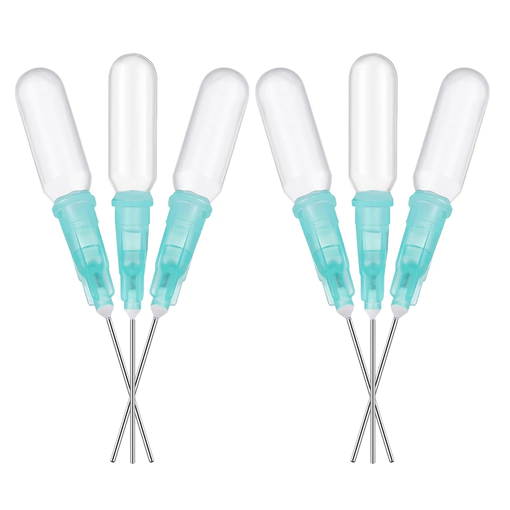 

6 Pcs Dispensing Straw Lab Needles Clear Dropper Pipettes Perfume Bottle Plastic Stainless Steel Essential Oil Dispenser