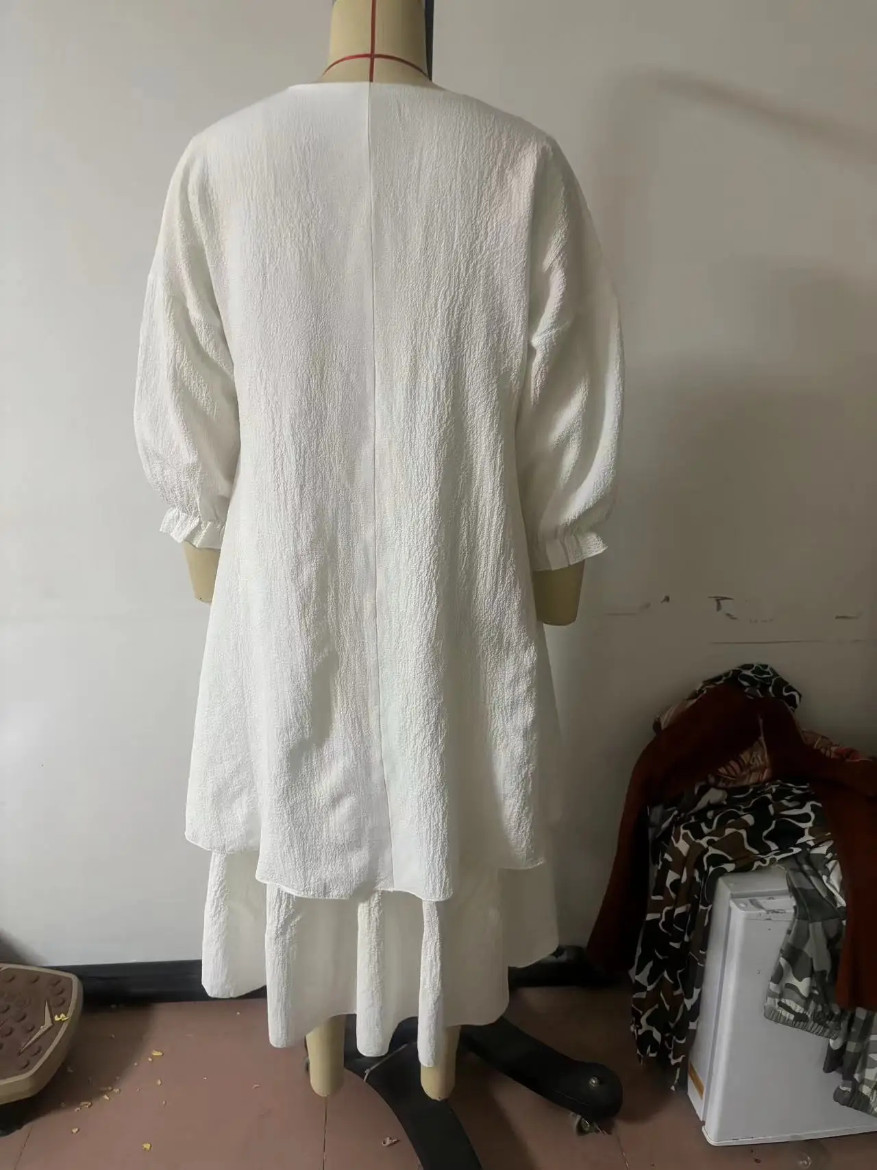 2025 mulheres elegantes vestidos de linho gengibre bohemia camadas vintage robe manga longa solto vestido longo feminino outono