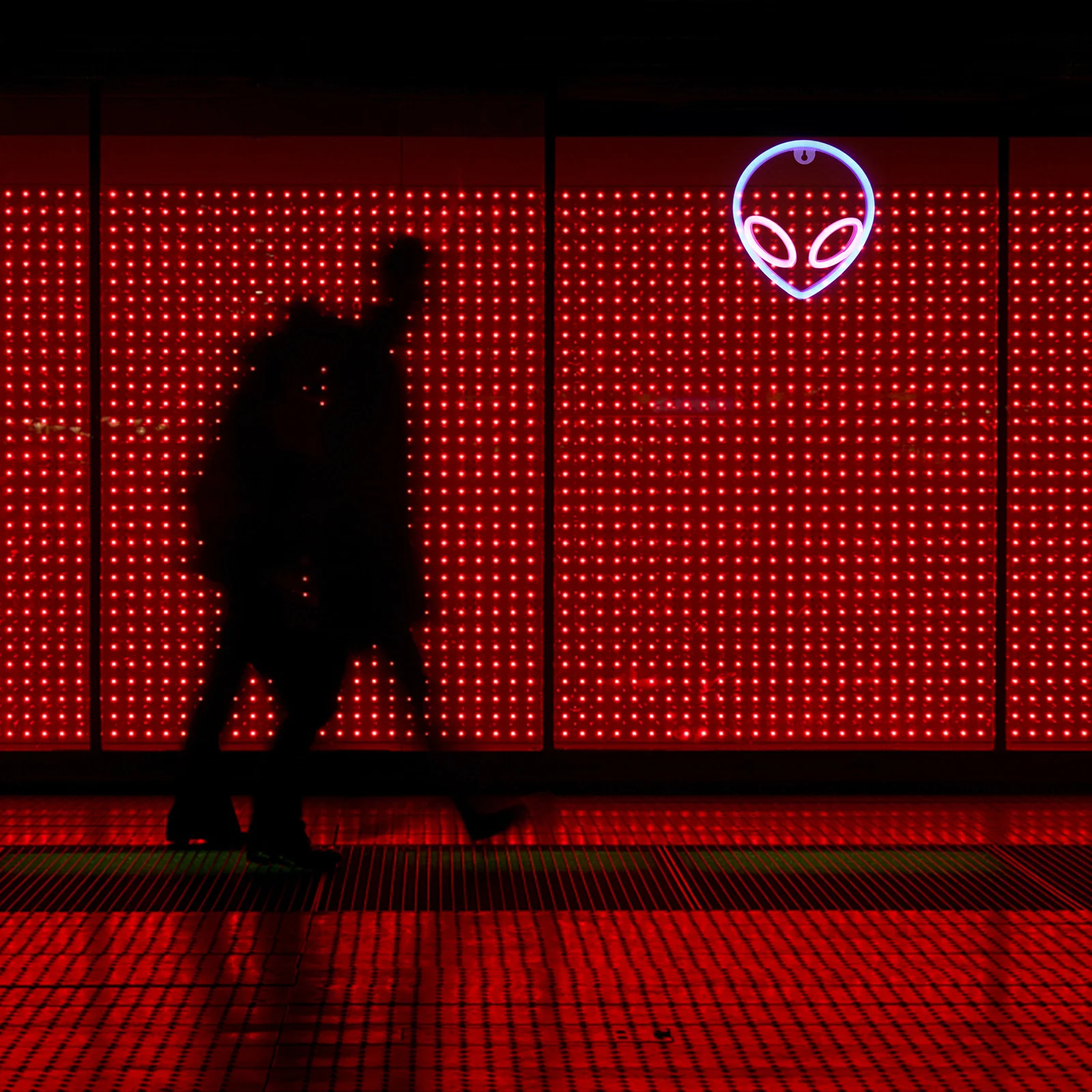 

1Pcs Alien LED Neon Lamp Creative USB Charging Decorative Light Night Neon Lamp for Home Holiday Party Decoration