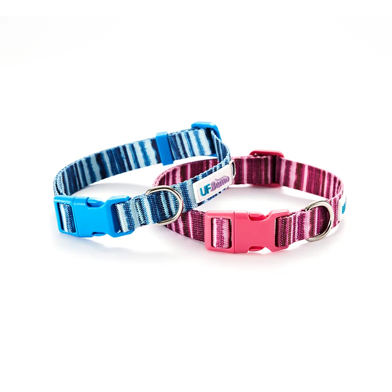 UFBemo Nylon Dog Collars Padded Durable Pet Collar Adjustable For Small Medium Large Dog Pet Products