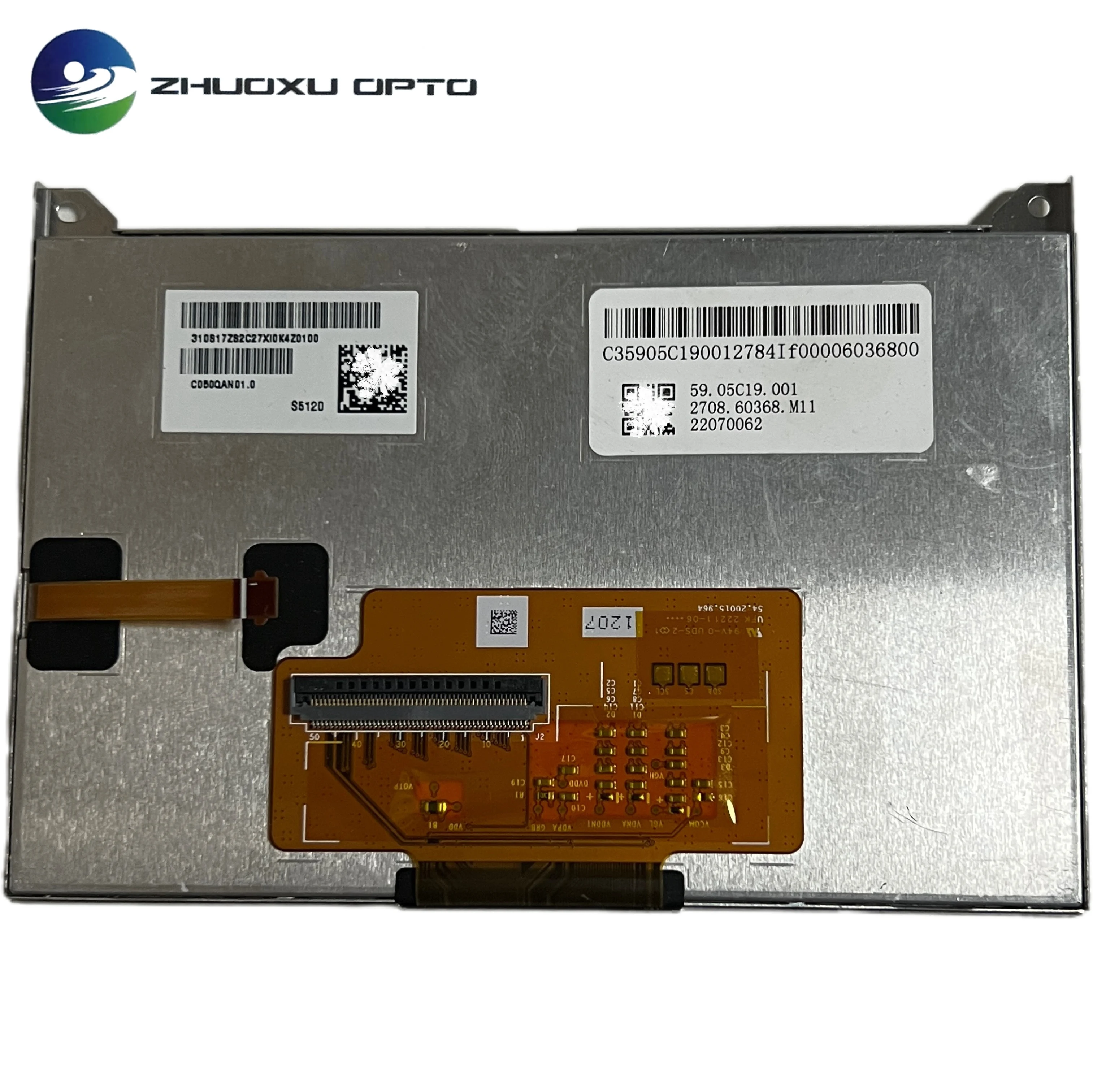 

NEW C050QAN01.0 Original 5 inch LCD Screen Panel for Car Radio Navigation OME Display AUO