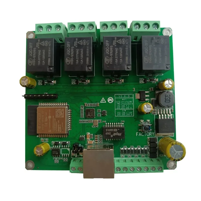 Switch ESP32 Ethernet Relay Board Domoticz Home Assistant open Channel