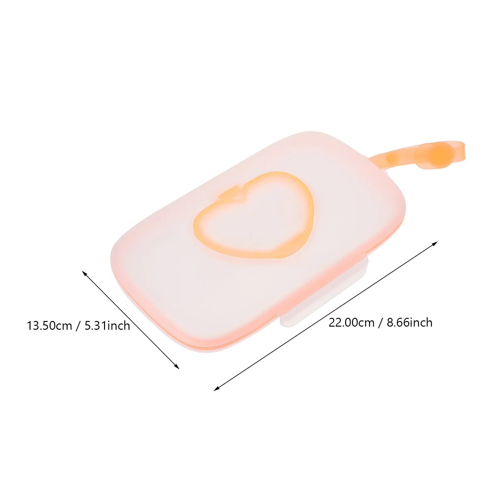 1Pcs Slim Wet Tissue Box Portable Outdoor Baby Wipes Case Reusable PP Material Hanging Wipes Holder for Diaper Bag Shopping Bag view 2