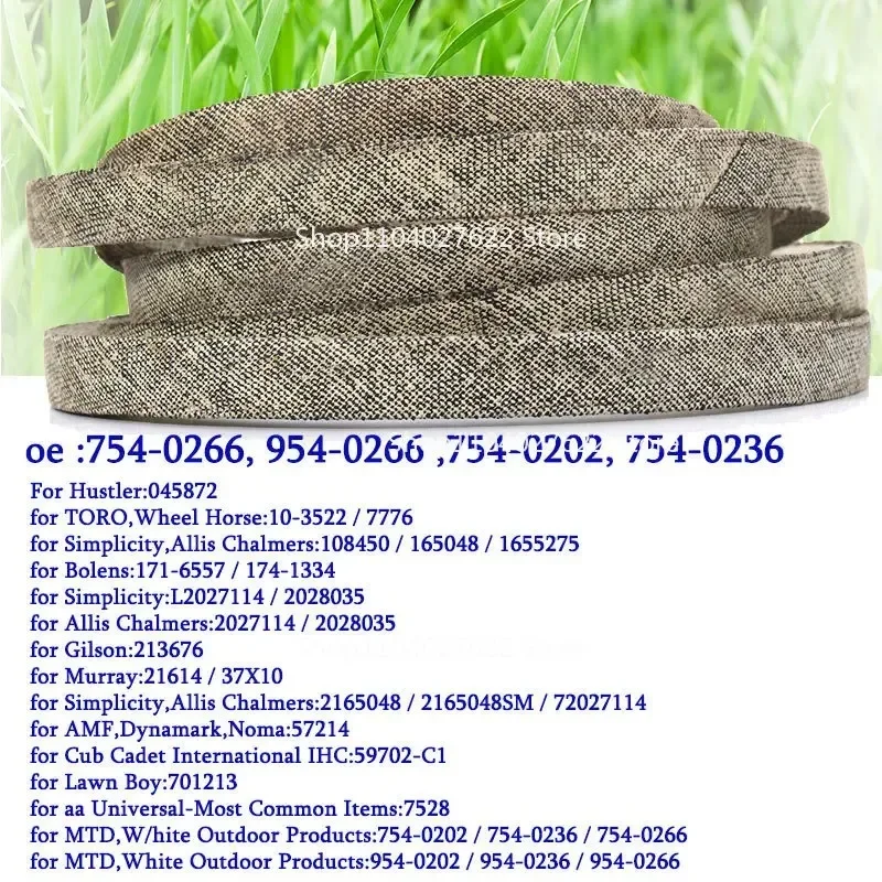 For (A83) 0.5x85in Kevlar Cloth Triangle Belt 754-0266 174978 For AYP
