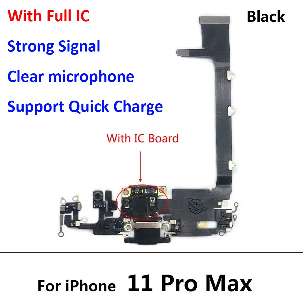 iPhone 11 Pro Max 用 USB充電ポート フレックスケーブル