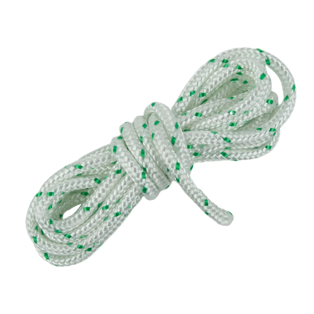 1 шт., 2 м, шнур для запуска, нейлоновая веревка для запуска двигателя, сменный шнур для запуска двигателя, детали для газонокосилки, бензопила, воздуходувка, садовый инструмент