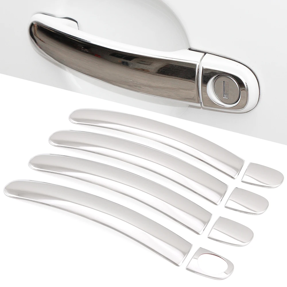 

8 шт./партия, накладки на дверные ручки для Volkswagen VW Jetta MK6 POLO 9N Tiguan Touran Bora