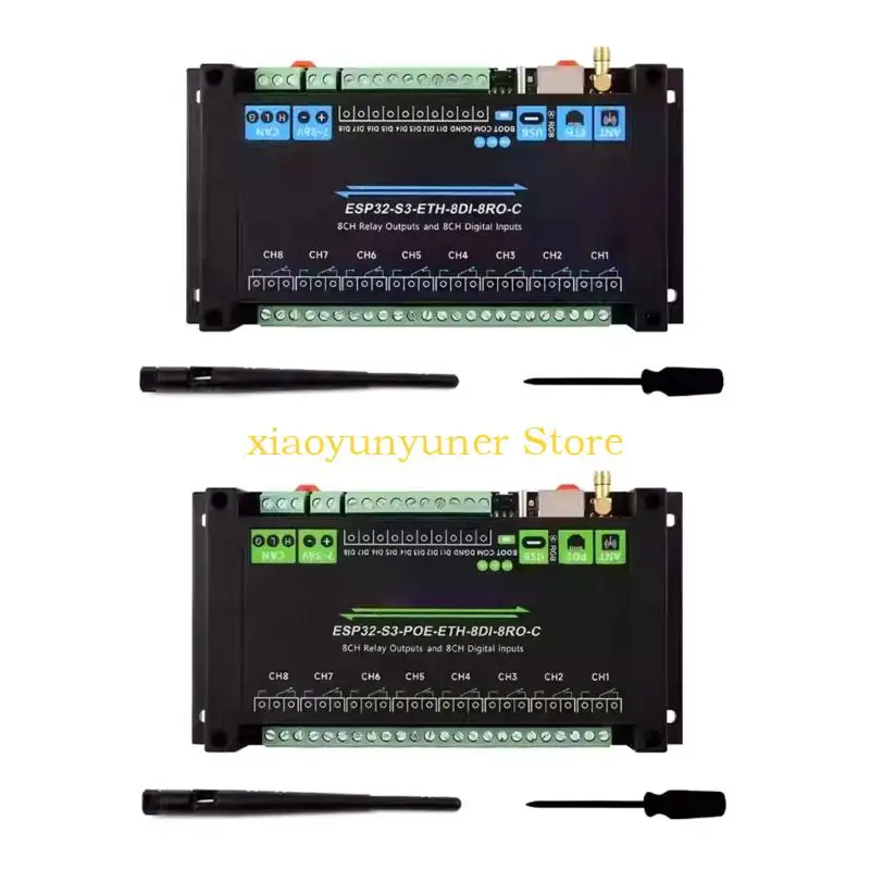 P9JB Modul Ethernet 8 Arah Industri Penggantian RS485 Komunikasi Ethernet