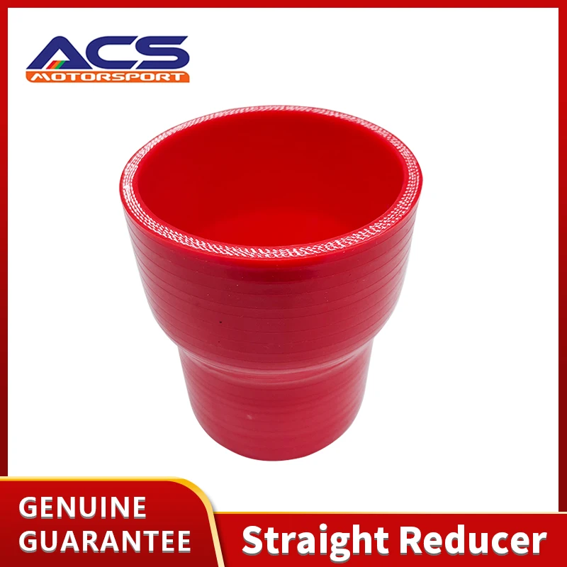 

ACS Straight Constant Diamete Silicone Hose Reducer Tube Air Fillter Intake Pipe 5mm Thickness RED 102mm Length