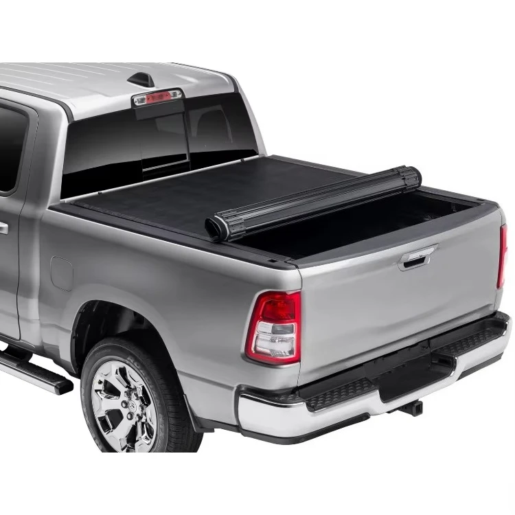 

Anti-Theft Hard Roll-Up Tonneau Cover - Waterproof Aluminum Roller Shutter Pickup Truck Top