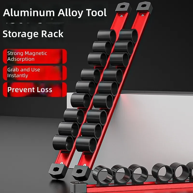 for Strong Magnetic Tool Storage Rack Multifunctional Screwdriver Holder Auto Repair Tool Organizer Wall Mount Magnet Bar