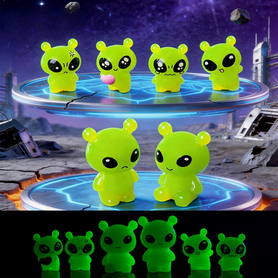 Smart Garden Diy - 100pcs Wholesale 3D Resin Mini Luminous