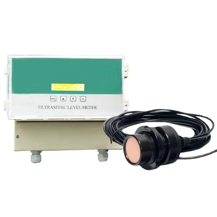 4 20ma Rs485 Open Kanaal Ultrasone Flowmeter Flowmeter Zender Sensor Voor Riolering Water Wall Mount Split Type