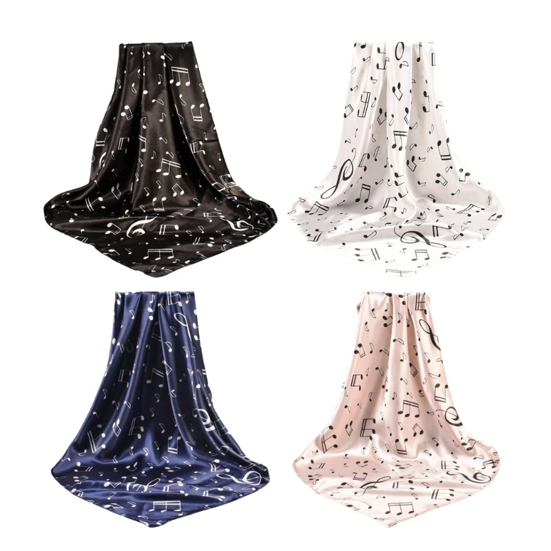 Musical Note Scarf Shawl, Suitable for Various Outdoor Activity and Daily Wear for Casual and Sports Activity Drop shipping