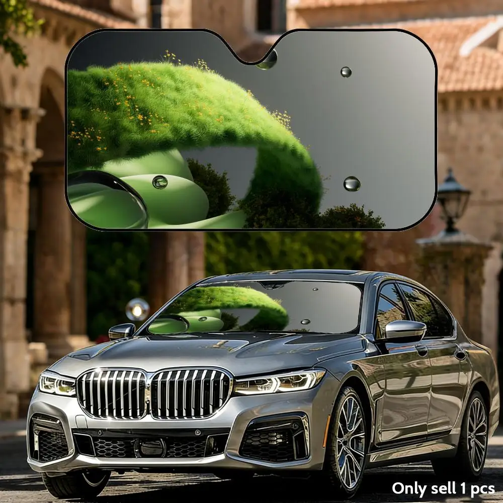 

Модный цветной складной универсальный солнцезащитный козырек для автомобиля, защита от УФ-излучения, теплоизоляция, складная накидка на лобовое стекло