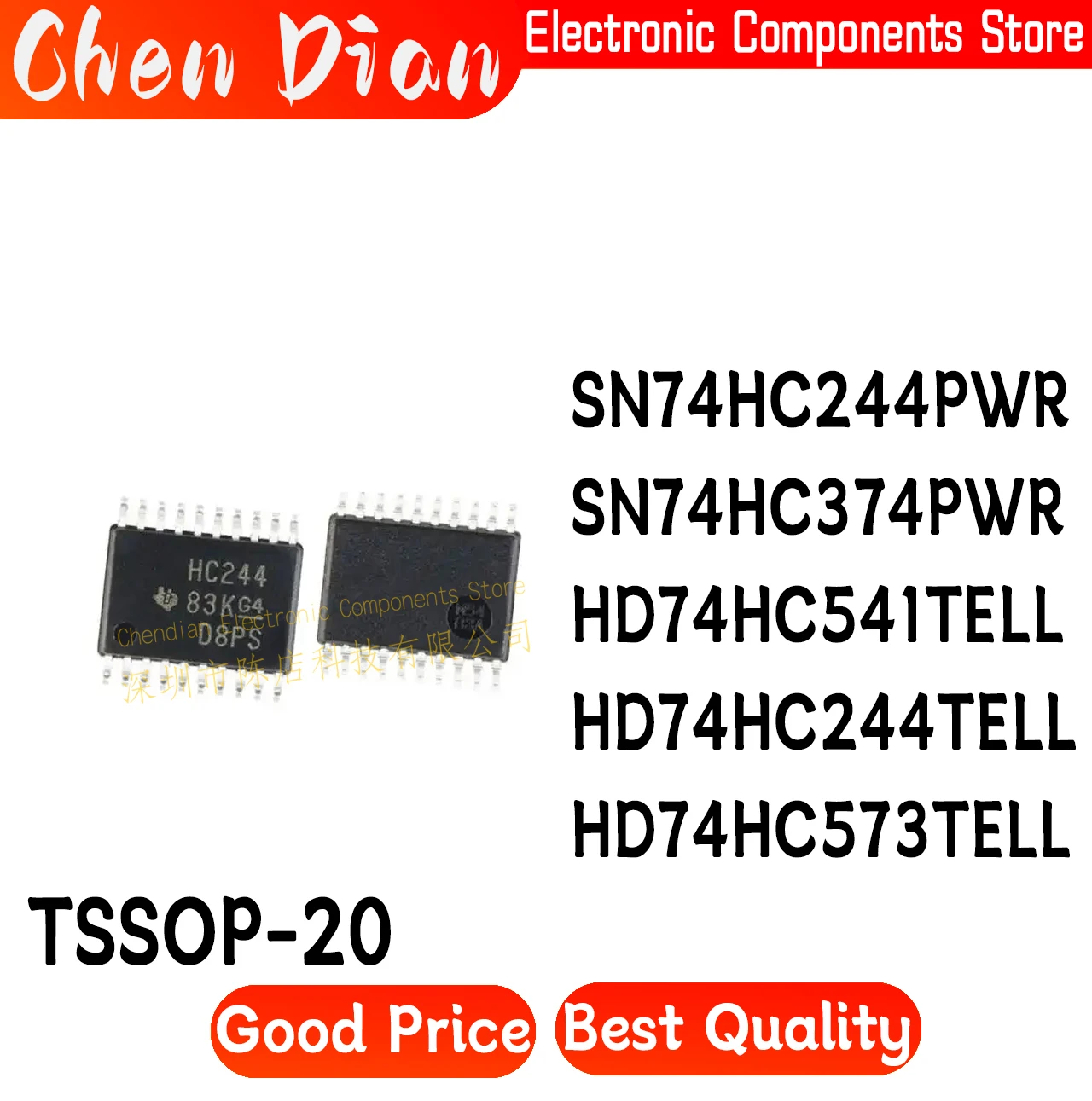 

SN74HC244PWR SN74HC374PWR HD74HC541TELL HD74HC244TELL HD74HC573TELL TSSOP-20 New Original Genuine