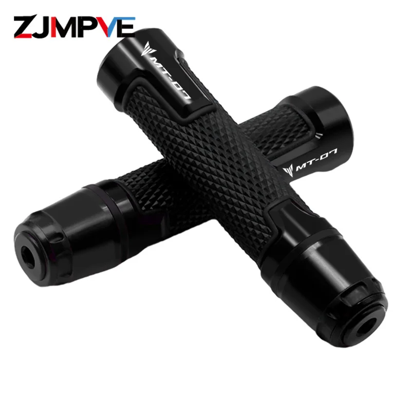 For YAMAHA MT-07 FZ-07 MT-09 FZ-09 FJ-09 mt-07 mt-09 MT Motorcycle HandleBar Grips Rubber Gel handle bar grips ends Anti-Slip